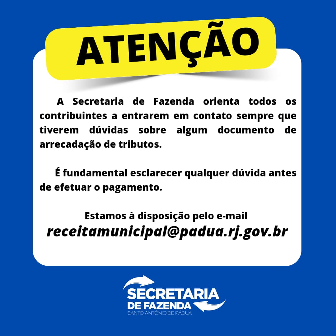 ATENÇÃO