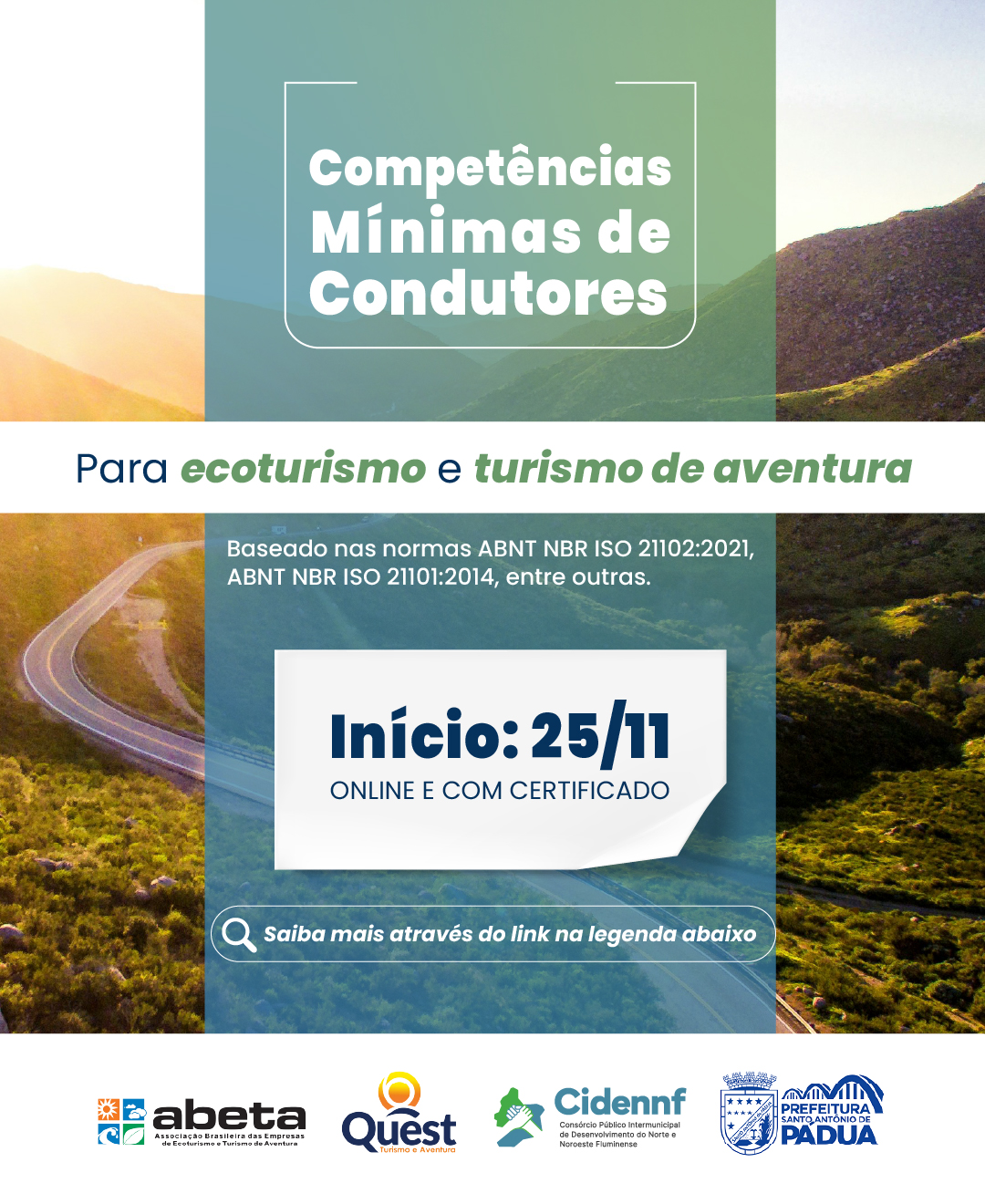 Cidennf em parceira com Quest Turismo oferece curso para condutores em turismo de aventura e ecoturismo